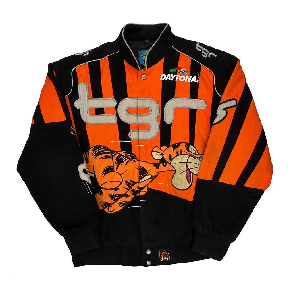 Daytona Disney Tigger Bomber Jacket - Large Orange Cotton | eBay