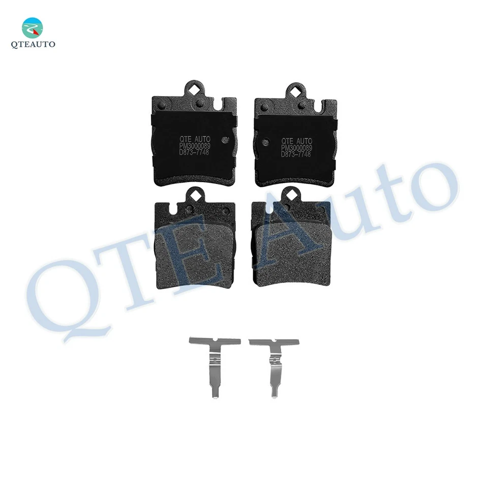 Juego de 8 pastillas de freno delanteras-traseras cerámicas para Mercedes-Benz CLK350 2006-2009 base Foto 3 de 4