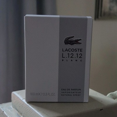 Lacoste L.12.12 Blanc Eau de Parfum Natural Spray 3.3 fl oz Regular Size