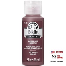 Assorted Acrylic Paint in Assorted Colors 2 oz , 434, Berry Wine