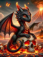 Dragon Diamond Art Kit 11.8 x 15.7 Inch 30 x 40 cm