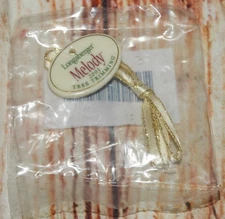 Longaberger 2003 Melody Tree Trimming Tie On Christmas Basket Charm