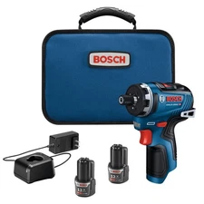 Bosch GSR12V-300HXB22-RT 12V Li 1/4" Screwdriver Kit 2Ah Certified Refurbished