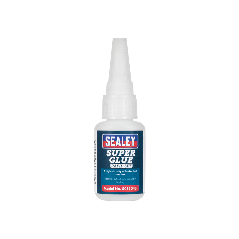 Sealey SCS304S Super Glue Rapid Set Gel Adhesive 20g Bottle