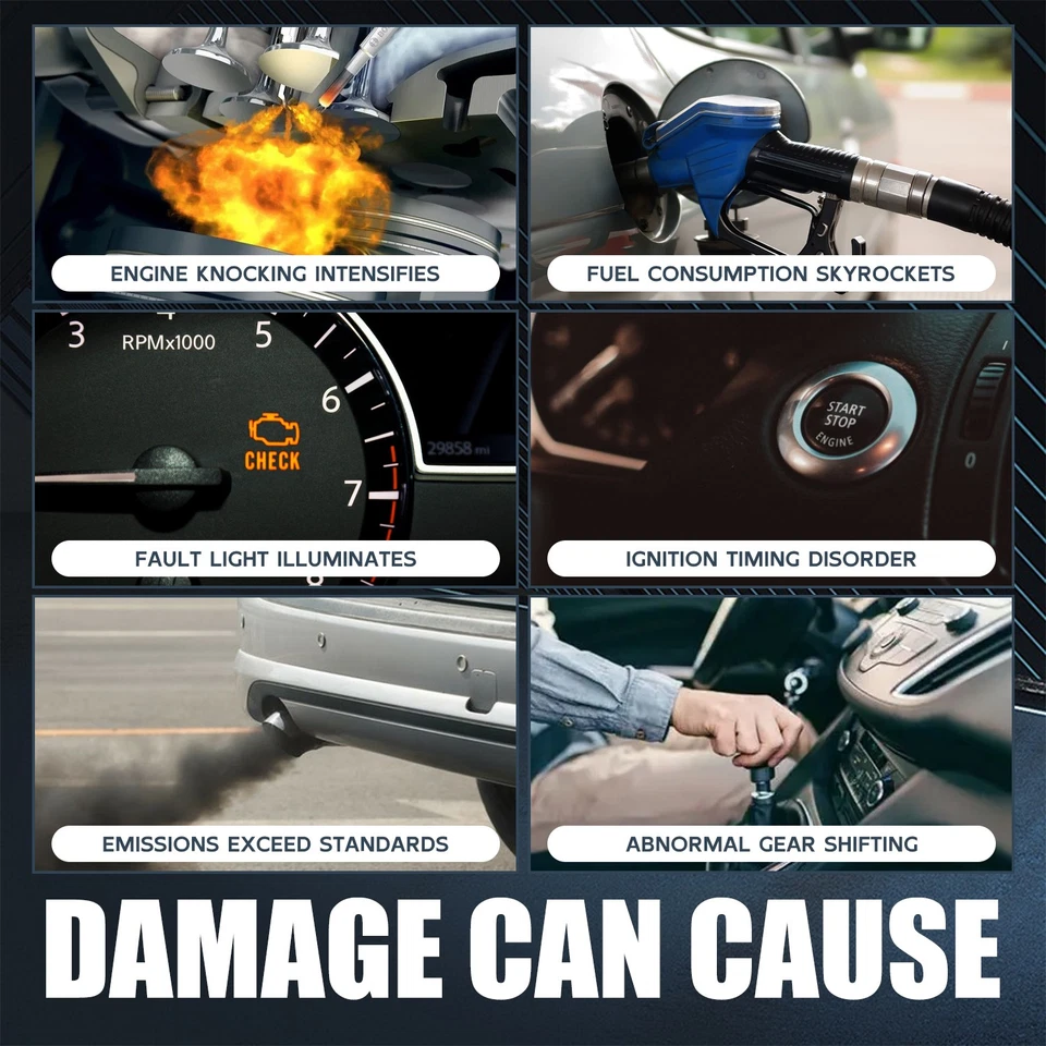 Knock Sensor Fits for Ford Bronco E-150 Econoline E-250 Econoline E3AZ-12A699-A - Image 3 of 4