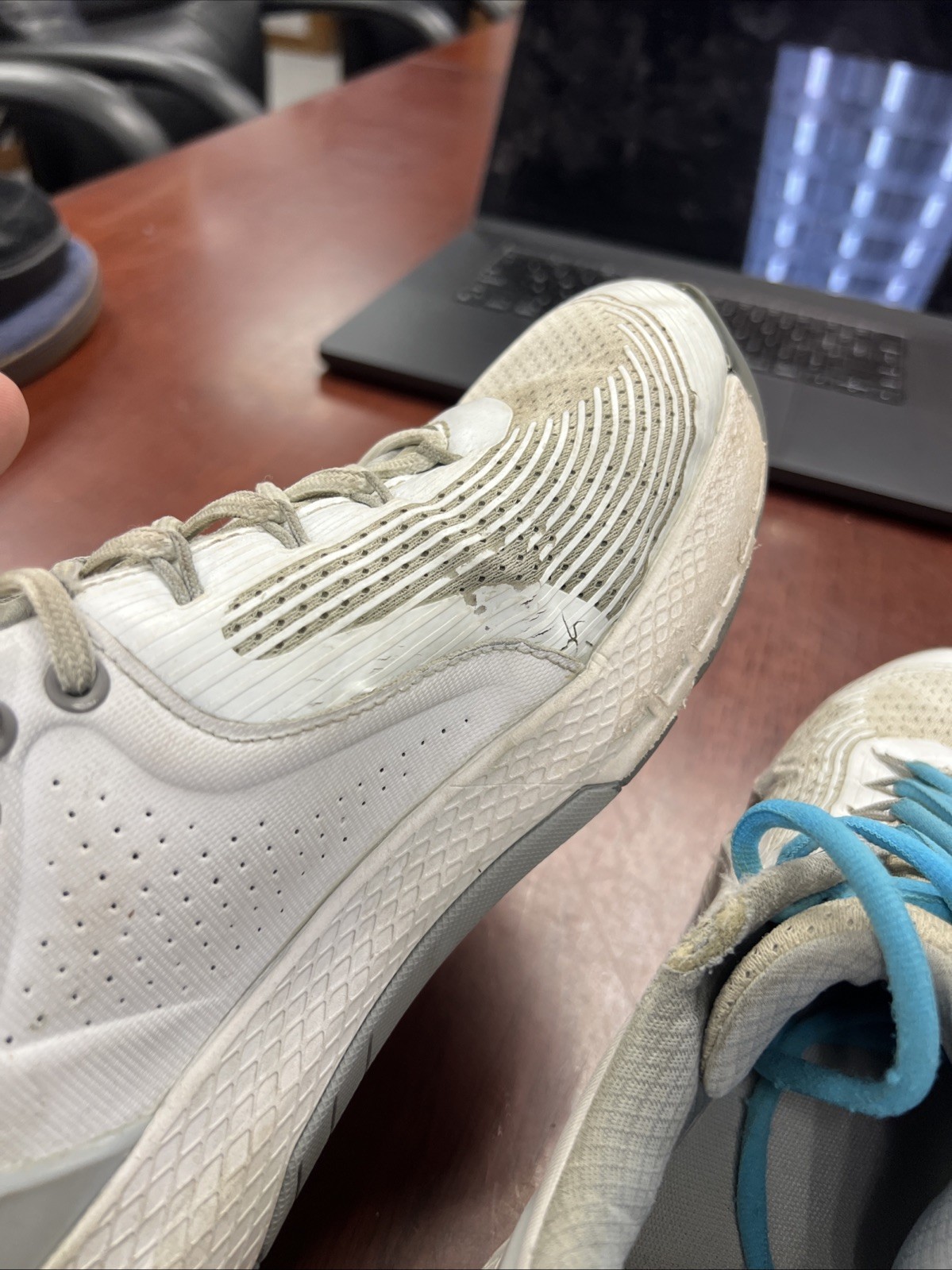 Size 10 - Under Armour Charged Commit  White Mod … - image 5