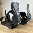 Union Atlas Pro Snowboard Bindings Used 1x Size M Metallic Black #EM120