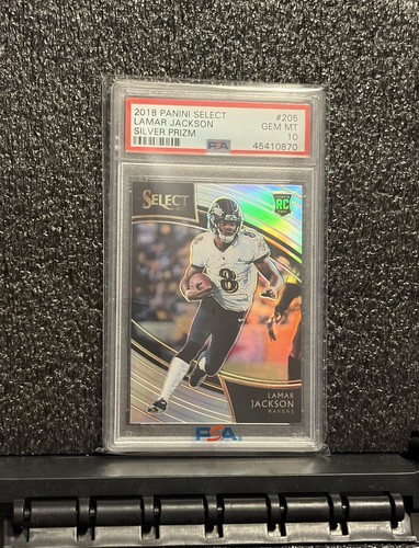 2018 Lamar Jackson [Silver Prizm] #205