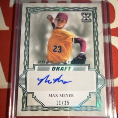 2020 Leaf Ultimate Draft Auto Max Meyer #BA-MM1 Emerald Spectrum /25 (RC)
