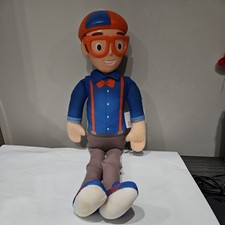 Blippi My Buddy 16" Talking Doll Plush ToySoft Body Plastic Head-Needs Batteries