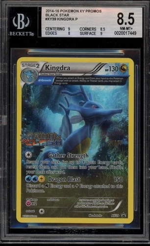 Pokemon Kingdra XY Primal Clash Prerelease Holo Promo XY39 BGS 8.5