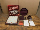 Vintage Scrabble Deluxe Edition Crossword Board Game Complete 04034 1999 Hasbro