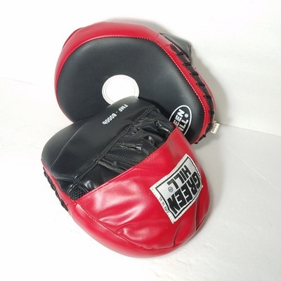Green Hill Boxing Focus Mitts Fawn Training Punch MMA Boxing Strike Curved Pad