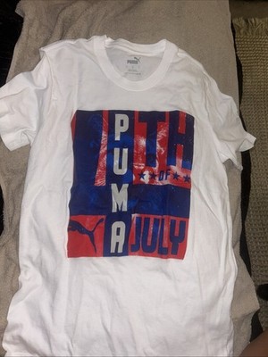 White Puma Tshirt Size Small