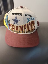 Vintage Logo Athletic Dallas Cowboys Super Bowl XXX Champions Snapback Hat Cap