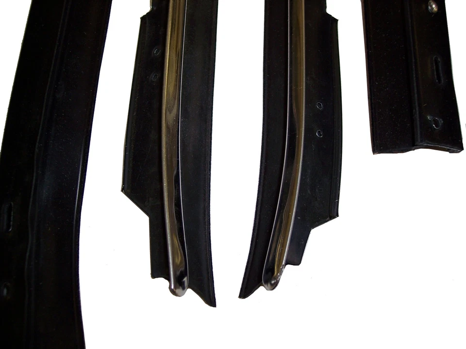 Cadillac Fleetwood/Deville 80-84, 80-89 Brougham 4 puertas 8 piezas sellos de barrido de ventana Foto 3 de 4