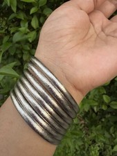 Silver Plain Bangles Metal New Design trending For Women