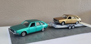 1/43 lot Norev Renault R20 TL R30 TS car door trailer 1:43