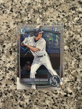 Nick Becker 1st  Bowman Chrome Laser.