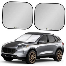 Windshield Sun Shade - Reflective Fabric Blocks Sun and Keeps Your Large