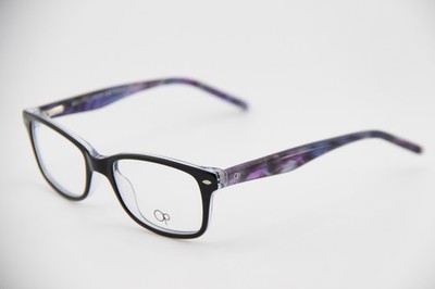 NEW OCEAN PACIFIC PLAYA HERMOSA BLACK LAMINATE AUTHENTIC EYEGLASSES 48-17