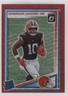 2025 Donruss Rated Rookie Optic Preview Red Wave Prizm Quinshon Judkins 1s4p