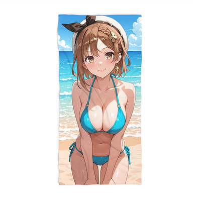 Reisalin Stout Atelier Ryza Anime Girl Bikini Beach Towel