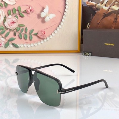 Tom Ford TF1142 01A Sunglasses 64 13 145 Matte Black Frame Green Lens