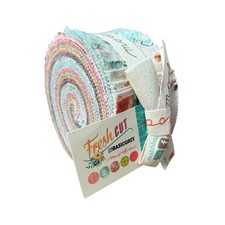 Moda Fresh Cut BASICGREY Jelly Roll - 30390 JR - 40 2.5 Fabric Strips - RARE