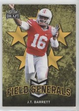 2018 Leaf Draft Field Generals Gold JT Barrett #FG-02 1hm6