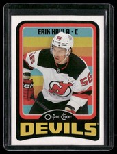 2024-25 O-Pee-Chee #NNO Erik Haula Retro Blank Back