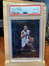 2021 Select Jalen Suggs RC Blue! PSA 10 Gem Mint! #27 Orlando Magic