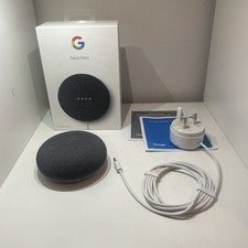 Google Nest Mini 2nd Generation Smart Speaker Charcoal Bluetooth Wi-Fi Assistant