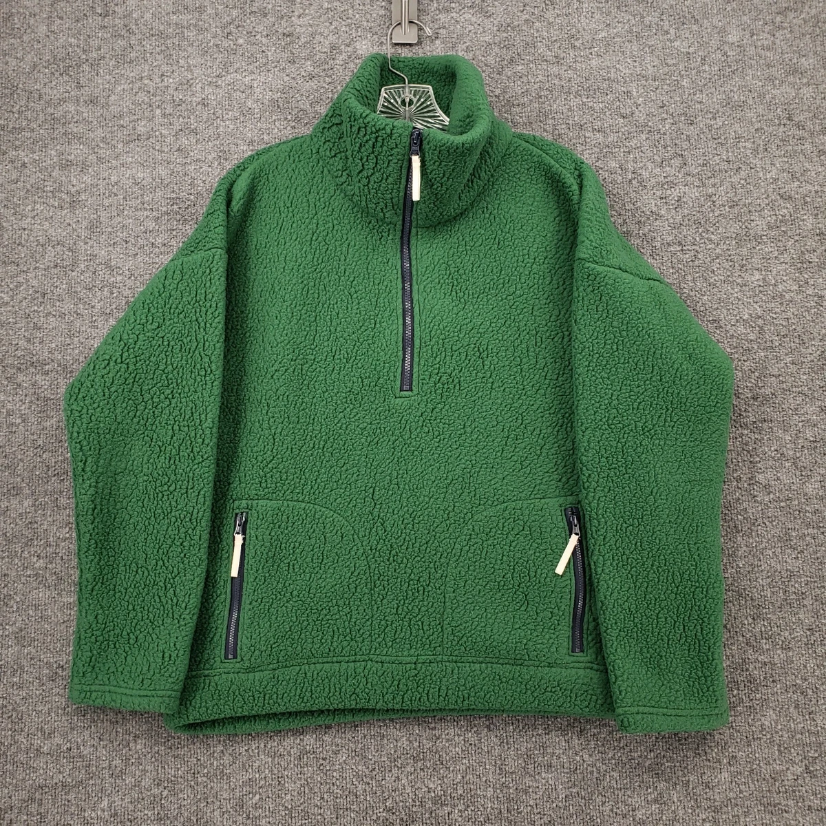 Pull J.CREW Polartec Mi-zip – Taille S Gris – Neuf Avec étiquettes – Homme