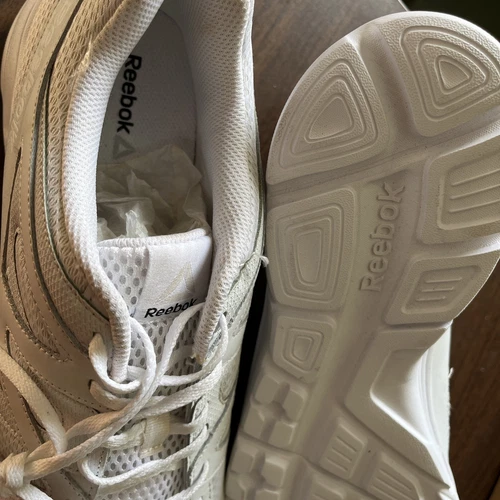 REEBOK New Supreme 2 LD BD5506 homme running blanc neuf avec étiquette Med. Largeur taille 15