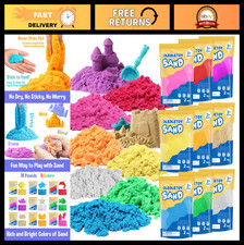 Multicolor Moldable Sand - 18 lbs Bulk Pack for Kids Sensory Play Crafts