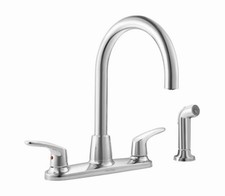 American Standard 7074551.002 Colony Pro 3 Or 4 Hole Gooseneck Kitchen Faucet