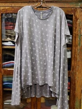 Magnolia Pearl Cotton Jersey Jett Asymmetrical Tee Shirt 702 Marseille-2 way-OS