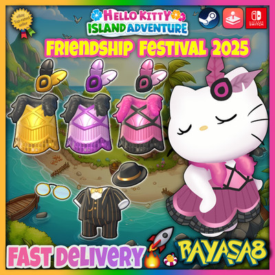   Hello Kitty Island Adventure - Friendship Festival Outfit Set (2025)  