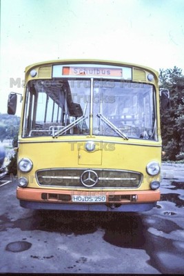 LKW Foto Mercedes-Benz O 321 H Minibus Deutschland gelb Schulbus #o1mo