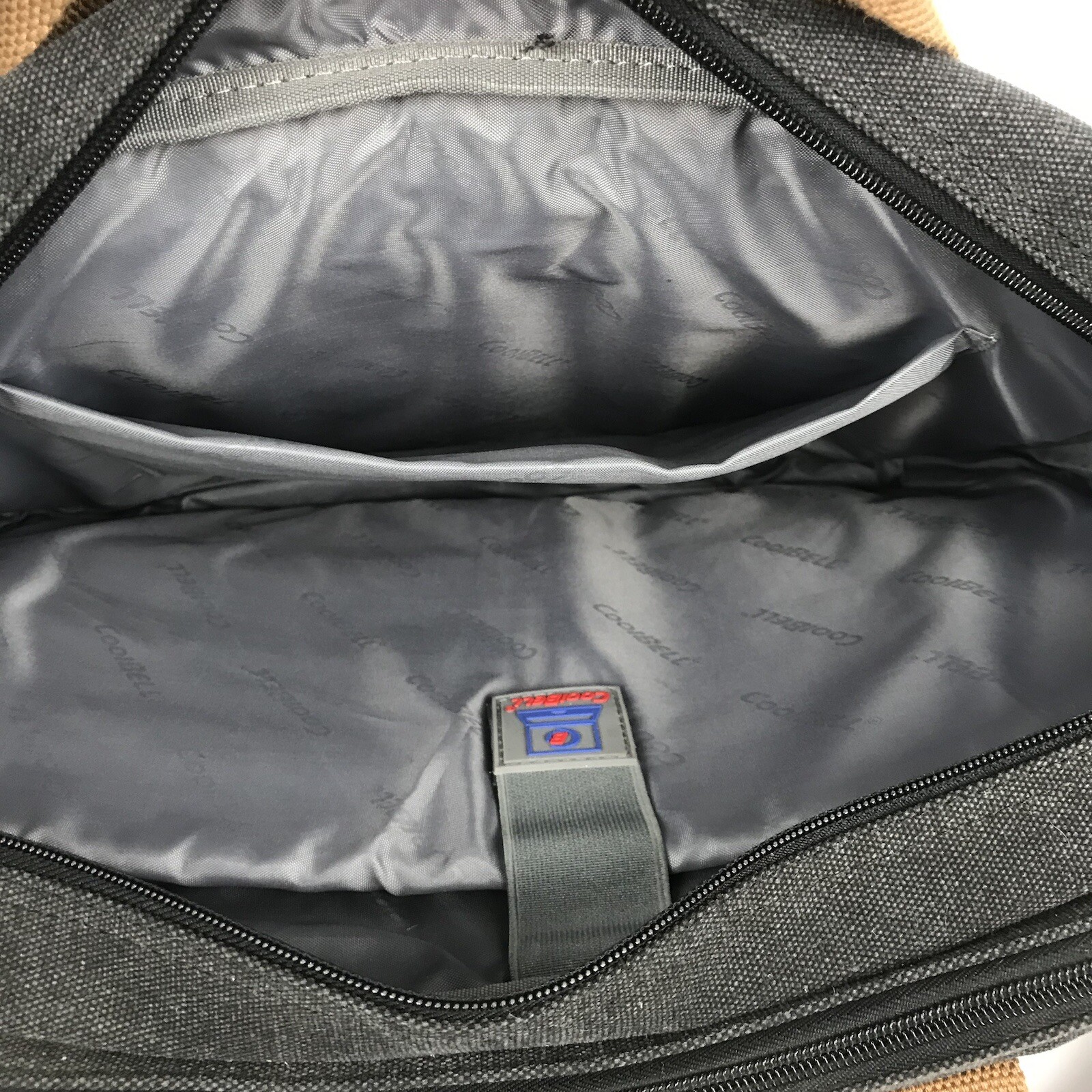 CoolBELL Grey Convertible Backpack Shoulder Messenger Bag Laptop Business