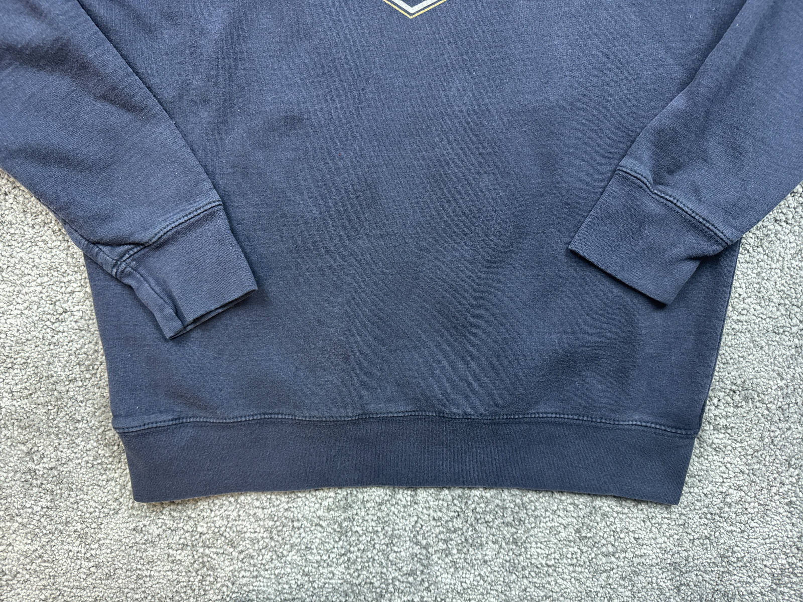 Pendelton Hoodie Medium Blue Diamond Logo Sweatshirt Teepee Campsite Pullover