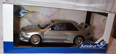 Subaru Impreza 22B 1998 silber Diecast Modellauto S1807408 Solido 1:18 neu in Box