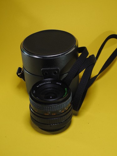 Sears 28mm f2.8 Macro Auto Multicoated Lens for Canon FD Mount Cameras MF case - Picture 6 of 6