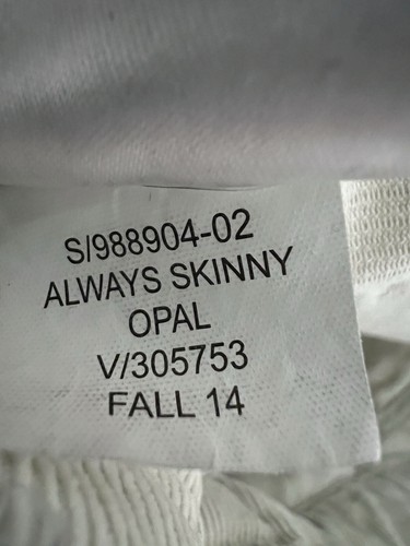 Gap 1969 Damen Opal Always Skinny Jeans Gr. 27 XL Hose Stretch Cord - Bild 6 von 7