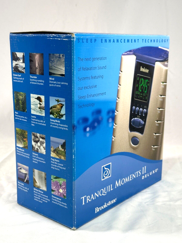 Brookstone Tranquil Moments II 2 Deluxe Sleep Enhancement Sound Therapy Tested - Picture 3 of 11