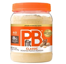 PBfit Peanut Butter Powder – 30oz, 8g Protein, 87% Less Fat, Gluten-Free