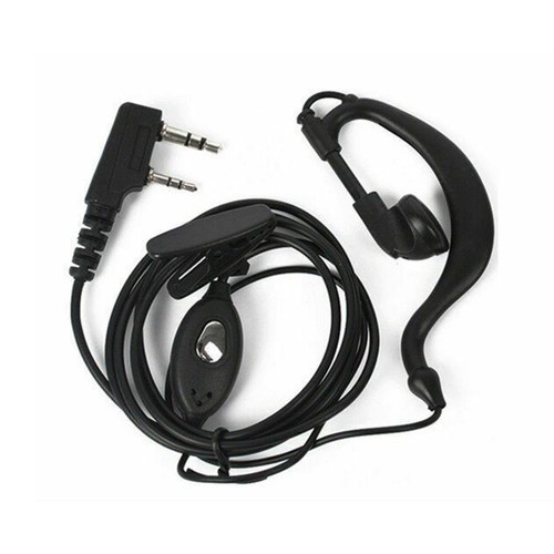 Headset Earpiece Earphone w/ Mic For Walkie Talkie Radio x1 BF-888s Baofeng D0L0 - Zdjęcie 4 z 8