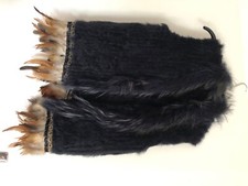 Gilet En Véritable Fourrure De Lapin Marron - Marque Revue, Taille S, Neuf Avec Défauts