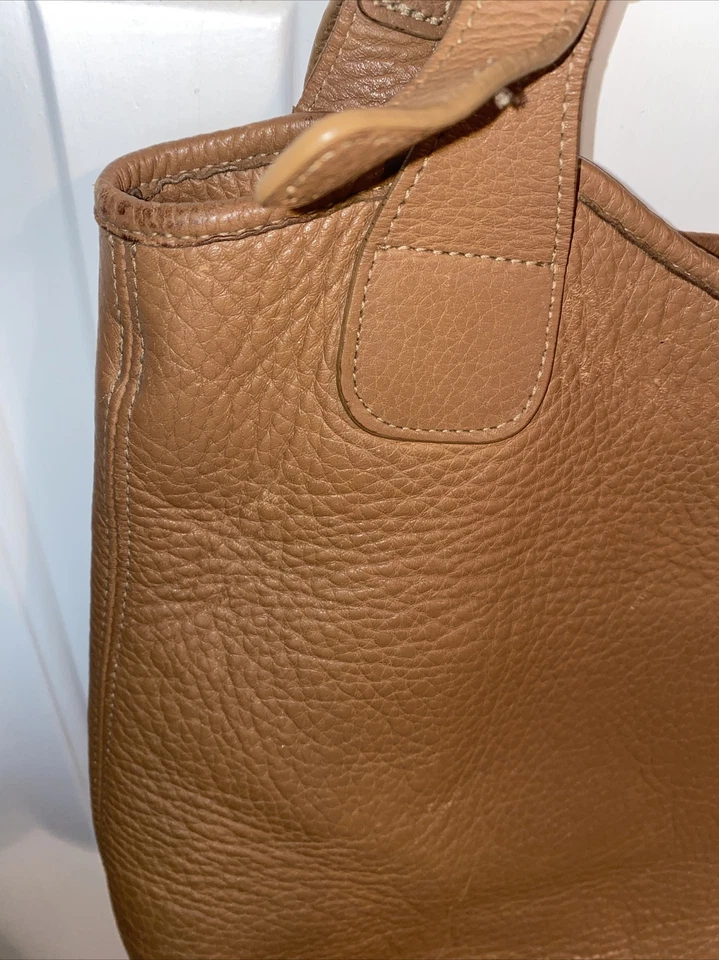 GiGi New York OLIVIA SHOPPER Camel Napa Luxe Leather OLV-LUX-CAM Personalized - Image 4 of 4